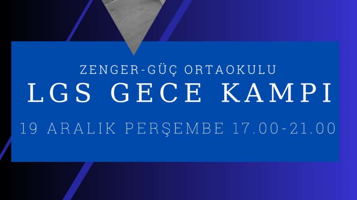 LGS Hazırlık Kapsamında DYK Öğrencilerimize Yönelik Gece Kampı Düzenledik